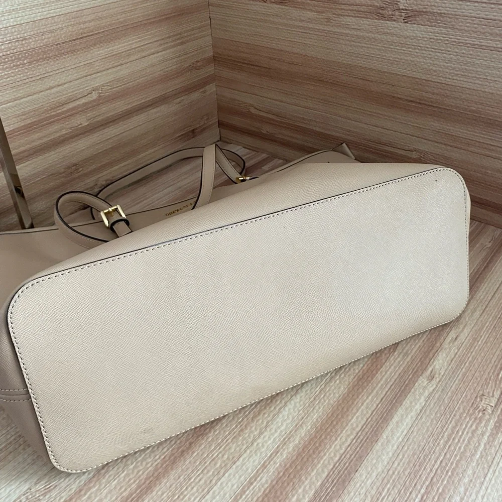 MICHAEL KORS JET SET TRAVEL MULTIFUNCTION LEATHER SHOULDER TOTE BAG CAMEL - Picture 13 of 13